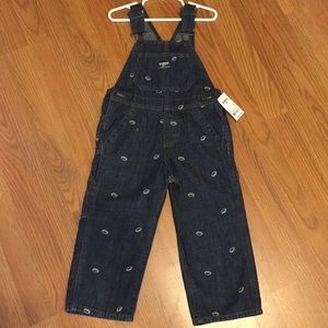 OshKosh denim toddler overalls